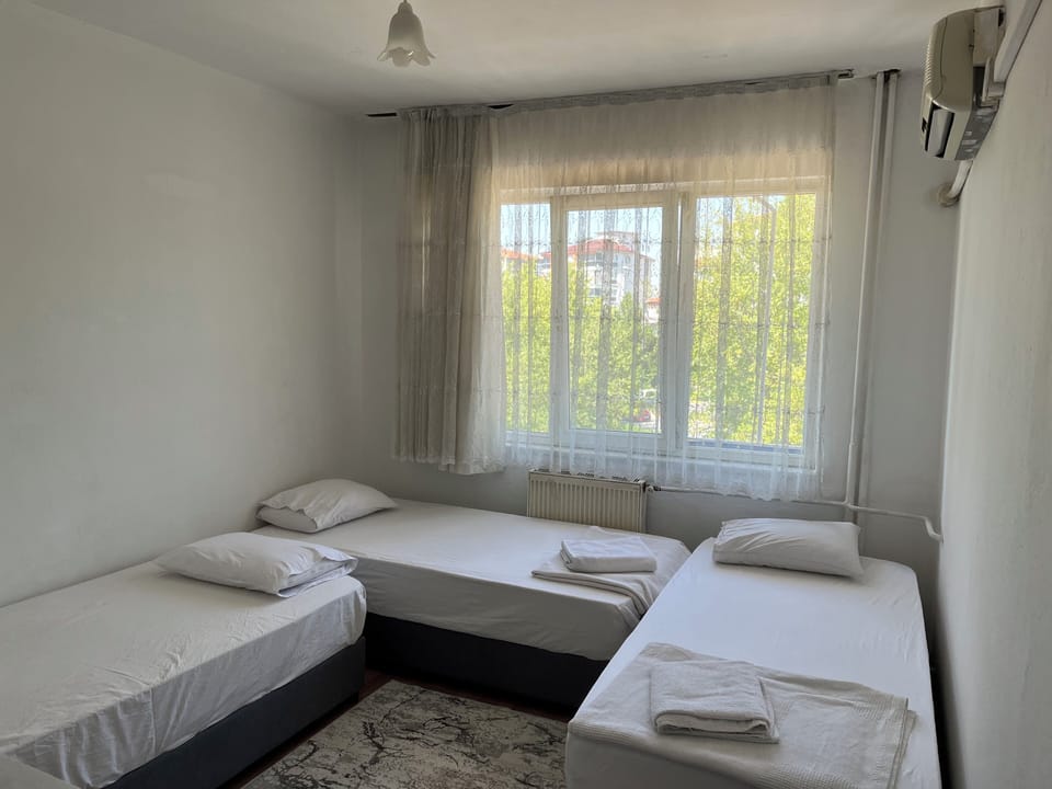 Standard Triple Room | Bathroom | Shower, hair dryer, slippers, towels