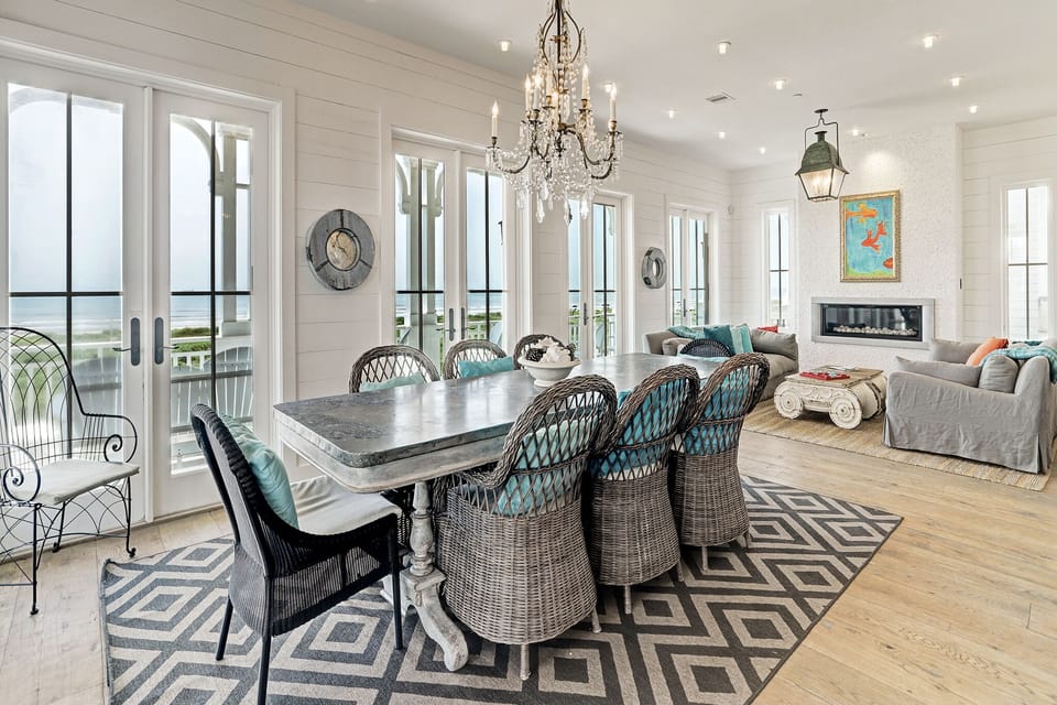 Additional View of Dining Area Overlooking the Beach