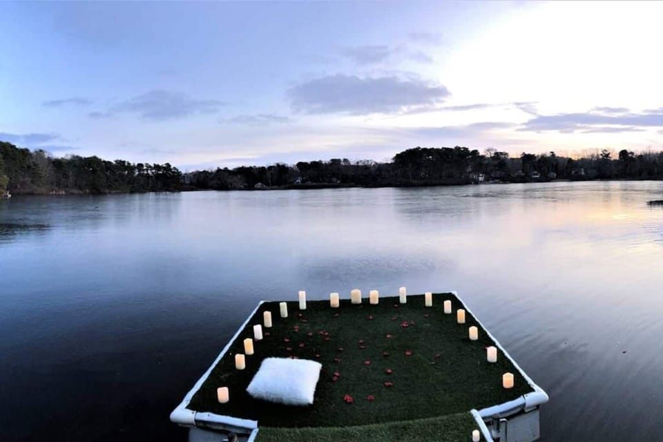 taken after a guest proposed on our dock (she said yes!)