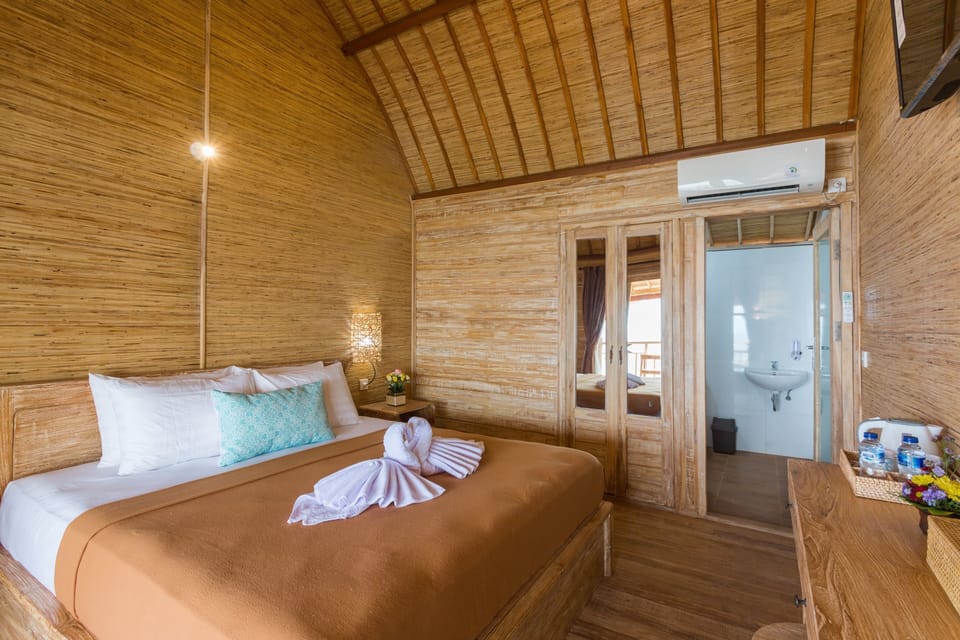 Double Room, Balcony, Sea View | In-room safe, blackout drapes, iron/ironing board, bed sheets