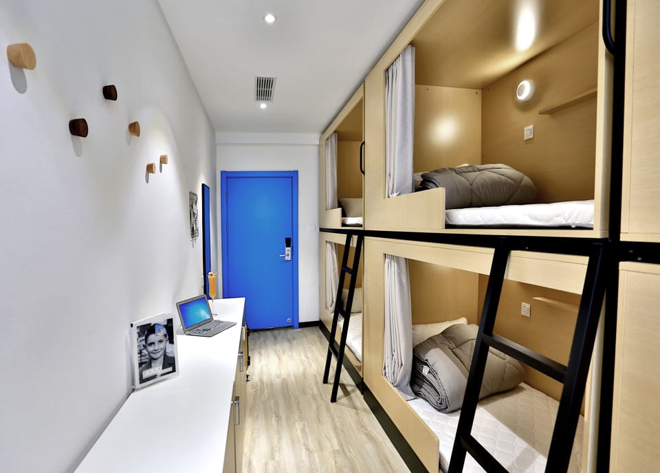 Shared Dormitory, Men only, Shared Bathroom | Blackout drapes, soundproofing, free WiFi, bed sheets