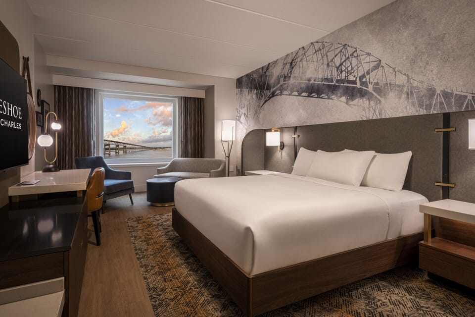 In-room safe, desk, blackout drapes, iron/ironing board
