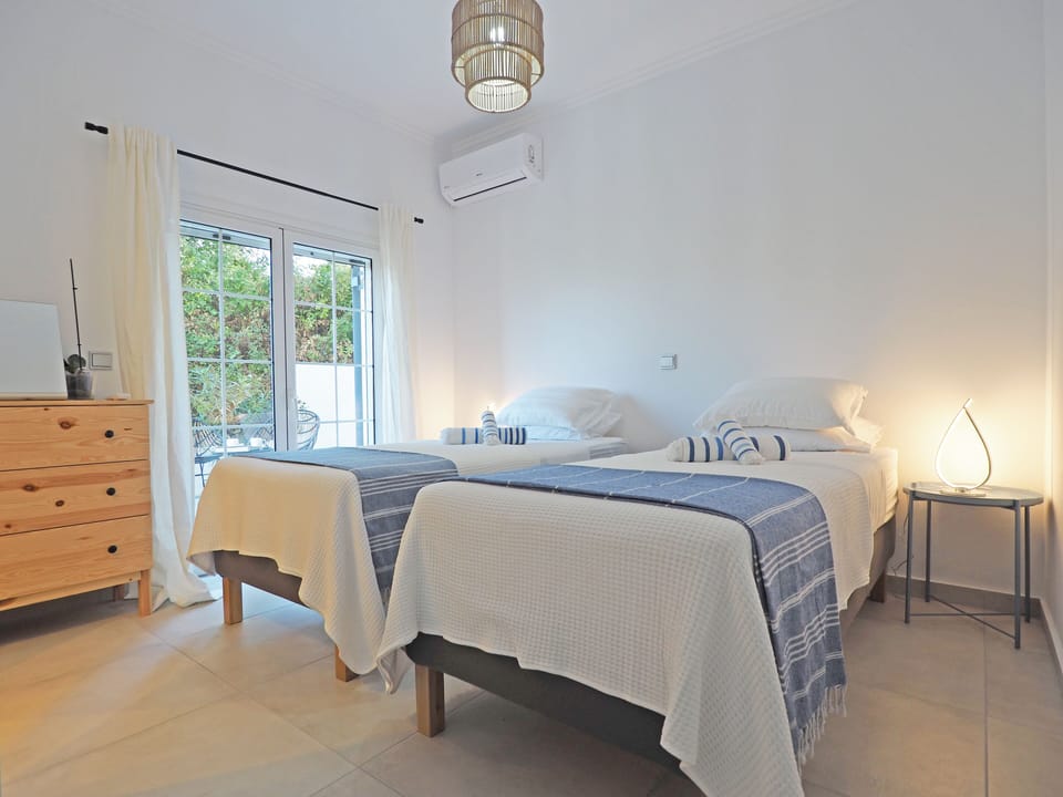 Bedroom 2 - Shown here as a twin room but can also be made up as a King Size
