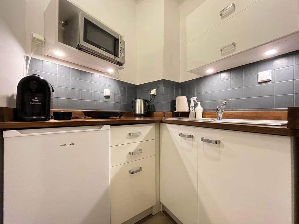 Standard Apartment, 1 Bedroom, Non Smoking, Kitchen | Private kitchen | Mini-fridge, microwave, stovetop, coffee/tea maker