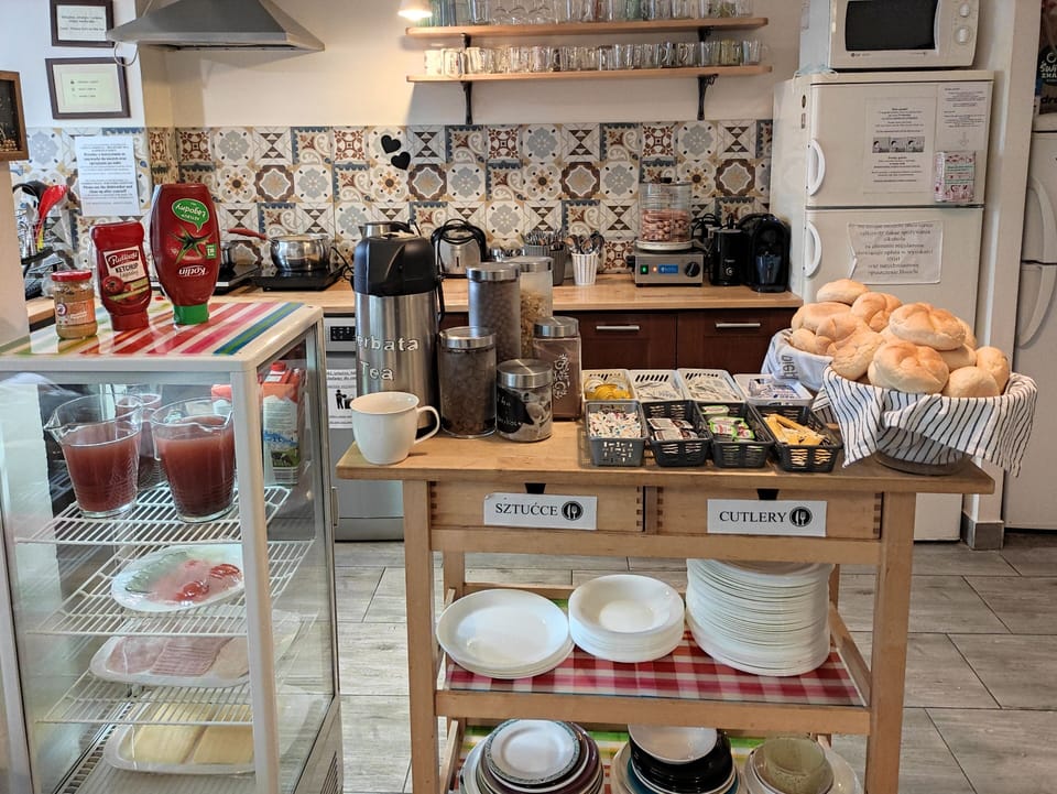 Daily buffet breakfast for a fee