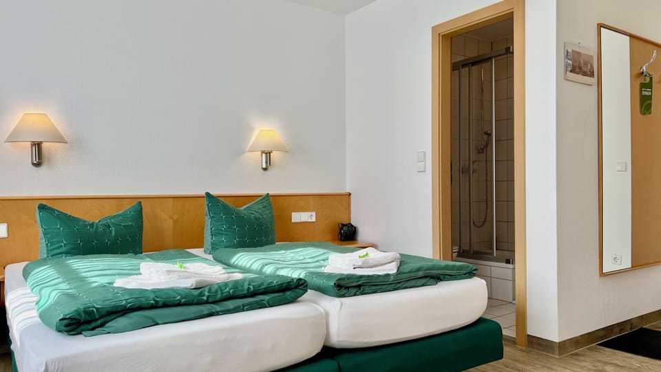 Twin Room | Desk, laptop workspace, blackout drapes, free WiFi