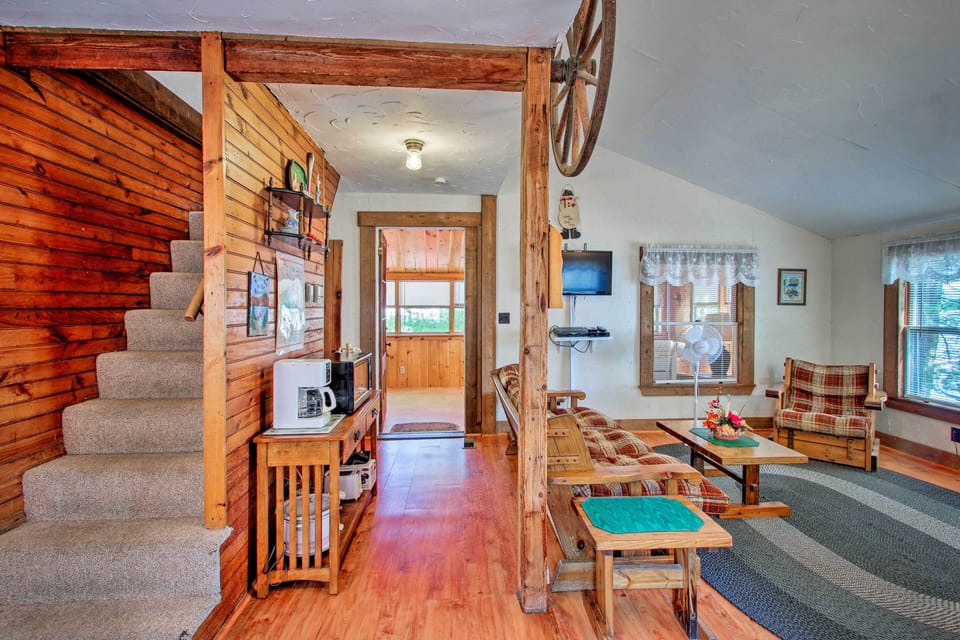 Stay connected with the open spaces of this home.