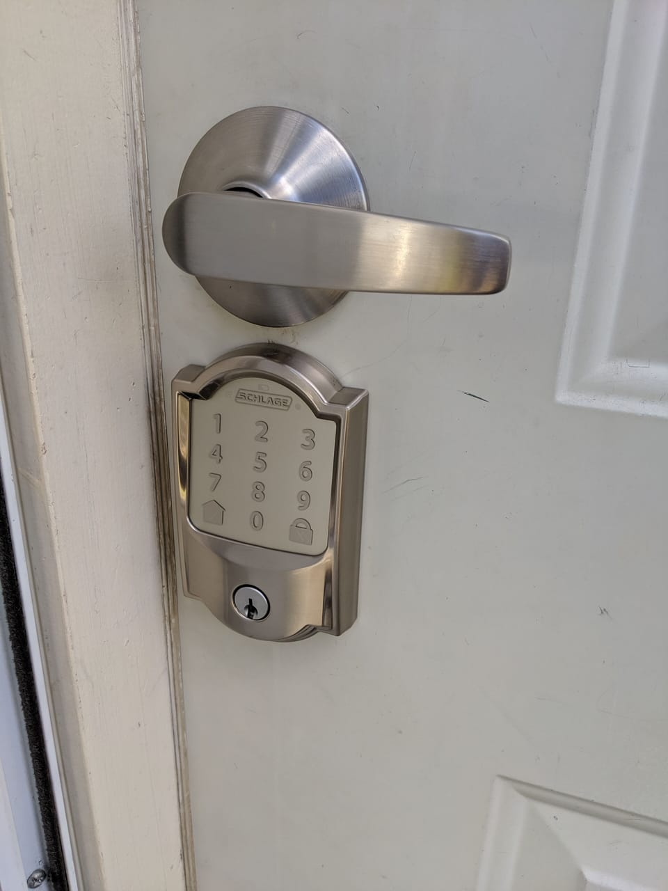 Keypad entry