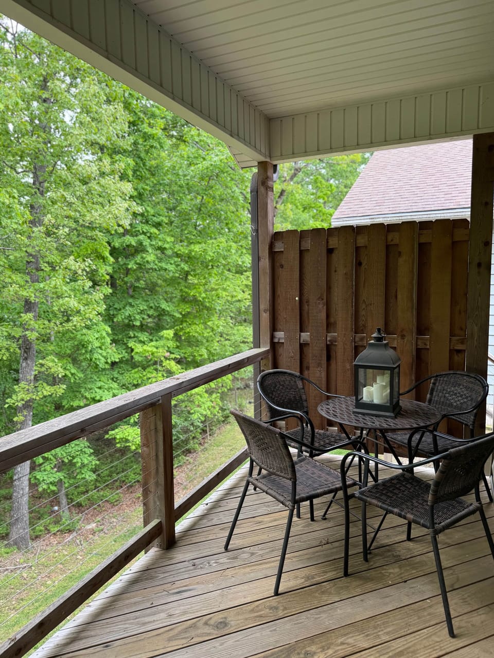 Back Decks with Privacy Screens