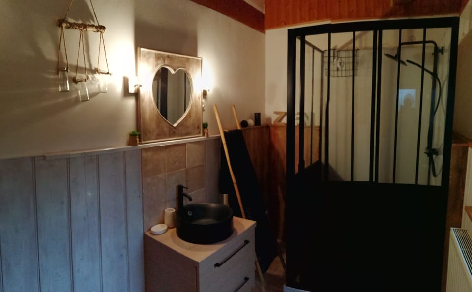 Double Room (4) | Bathroom | Hair dryer, towels, toilet paper