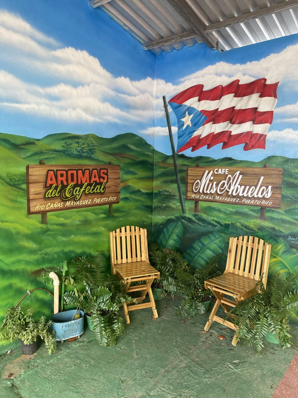 This is a Coffee Hacienda where you can experience the process of coffee.