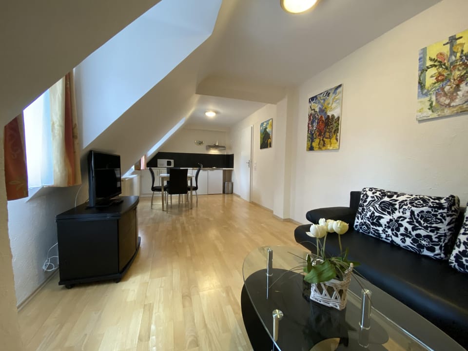 Apartment (XL) | Living area | Flat-screen TV, toys