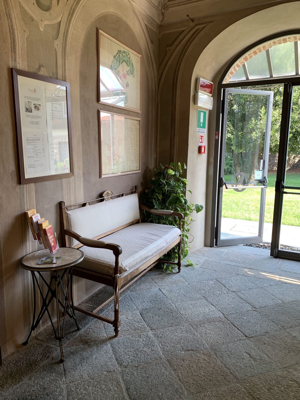 Lobby sitting area