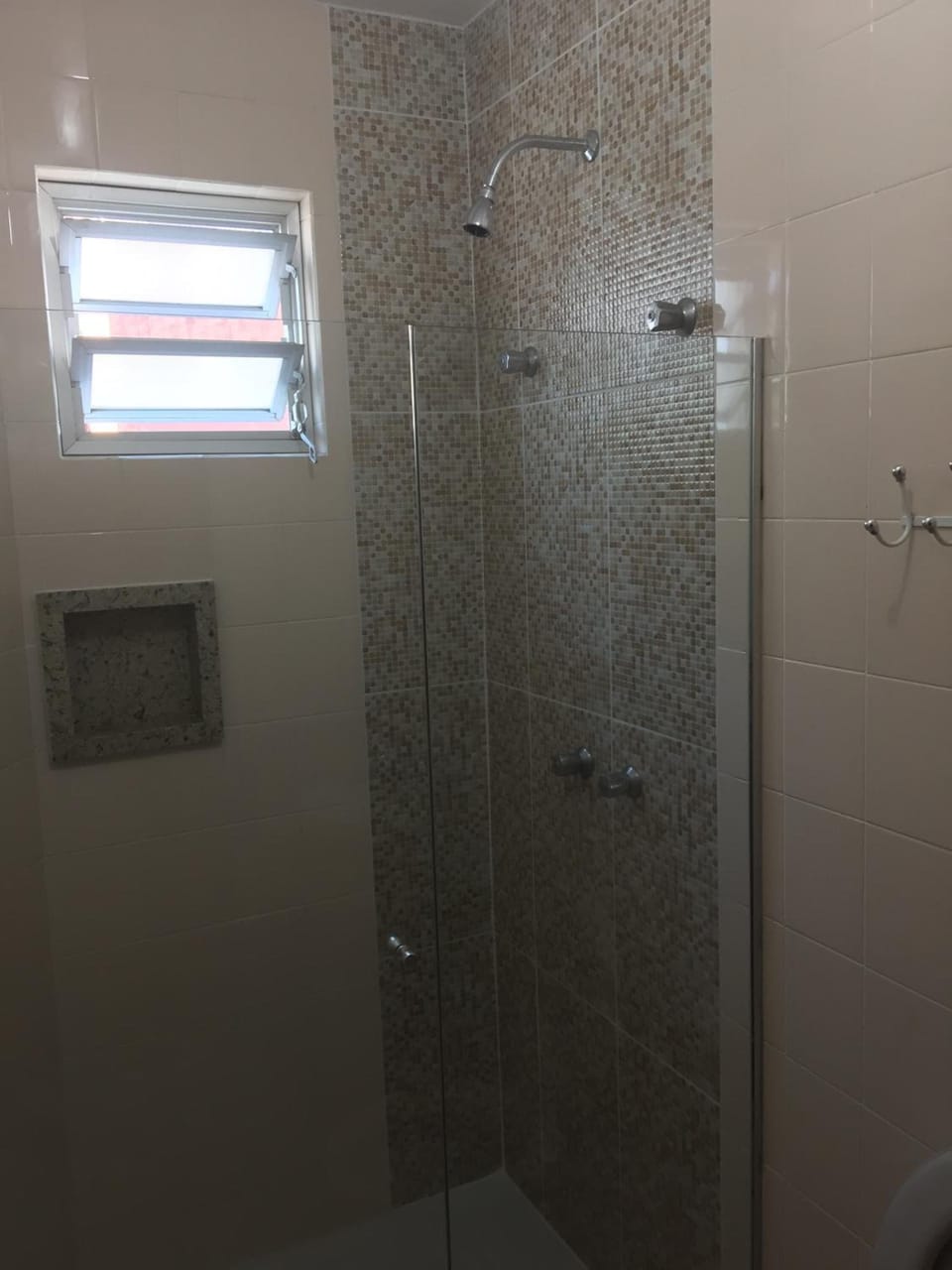 Shower, bidet, towels