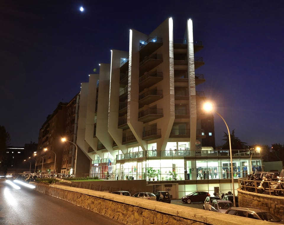 Front of property - evening/night