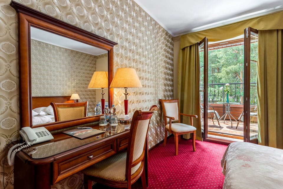 Desk, blackout drapes, iron/ironing board, free WiFi
