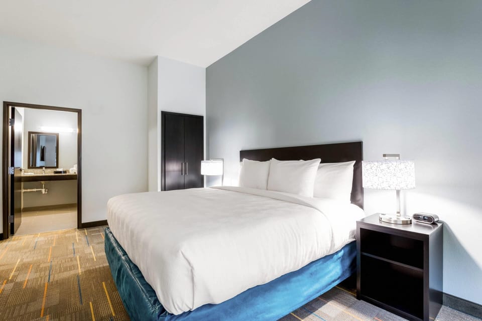 Suite, 1 King Bed with Sofa bed, Accessible, Non Smoking (Efficiency) | Desk, laptop workspace, blackout drapes, iron/ironing board