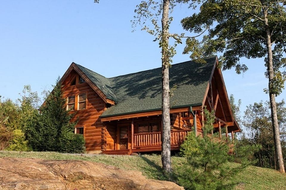 Beautiful cabin and wrap-around porch.