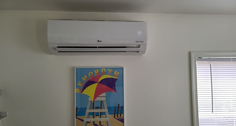 HVAC  in main room and each bedroom has their own temperature control! 