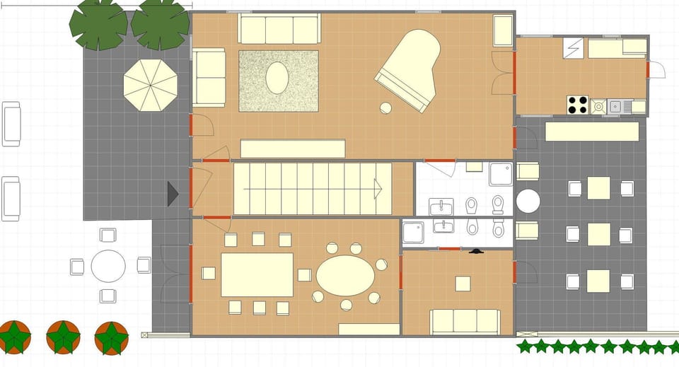 Living Room, Design