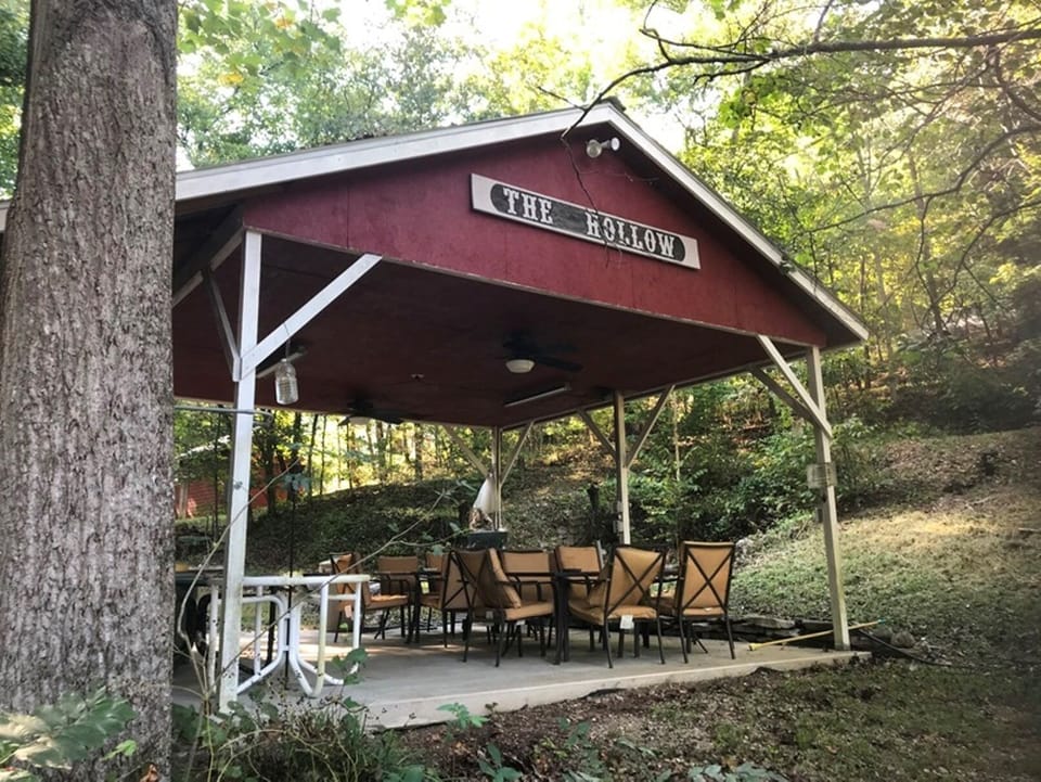 The Hollow is a great shared area for guests.