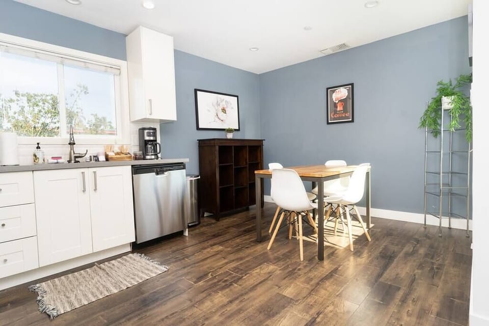 Kitchen and dining area