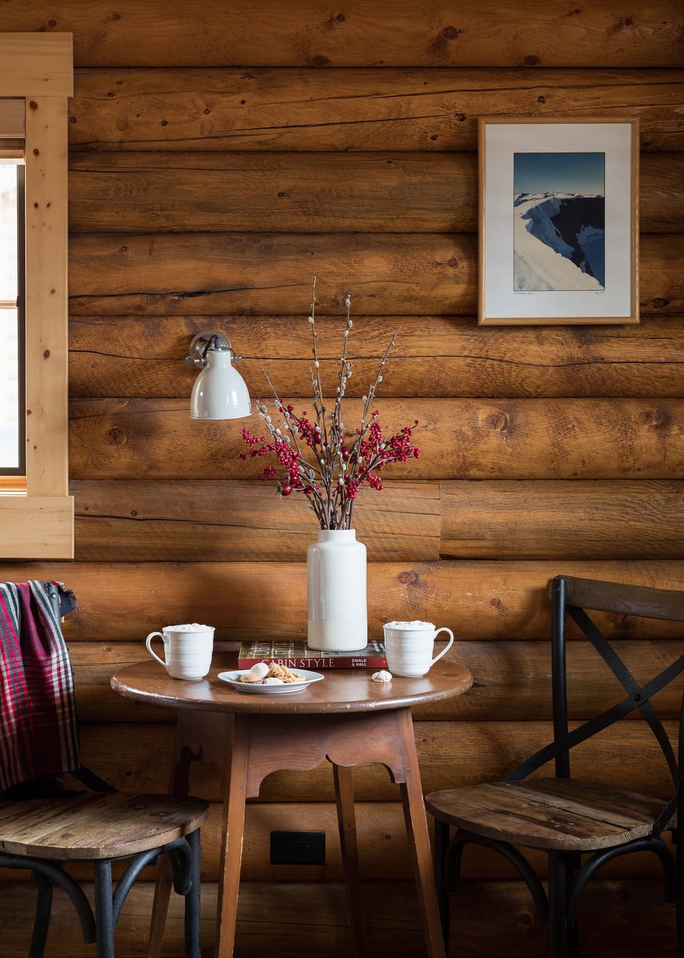 Cozy breakfast table