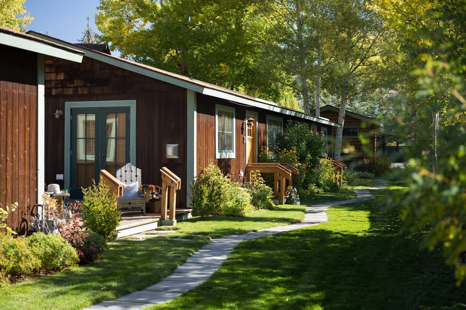 Exterior View of the Alpine Cottages