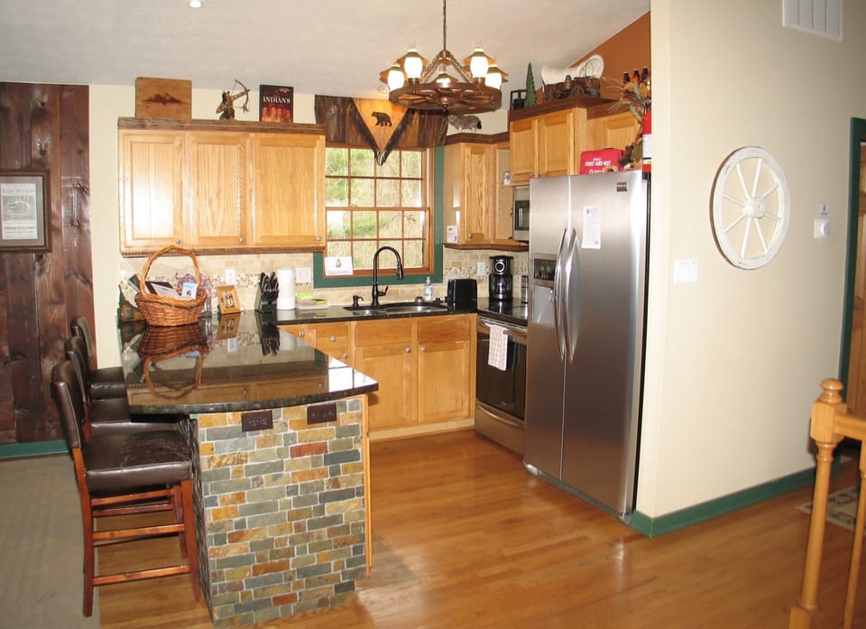 Fully Stocked Kitchen with Stainless Appliances