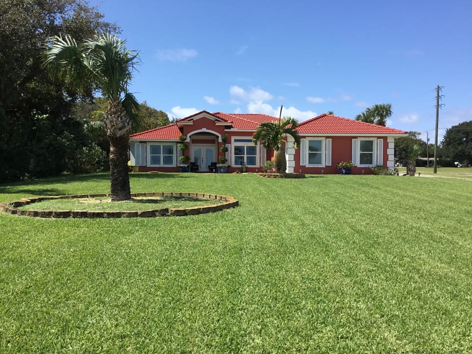 Coral Oasis from the front yard