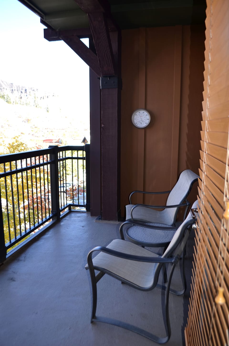 Large balcony