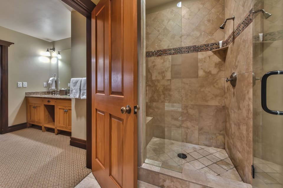 One of four full baths