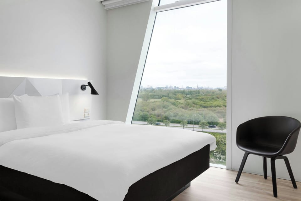 Hypo-allergenic bedding, down comforters, minibar, in-room safe