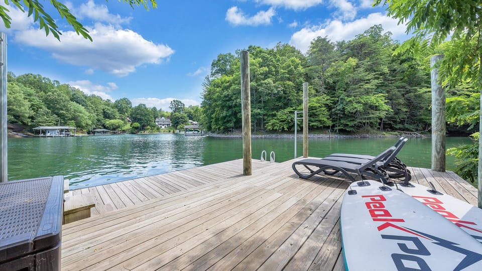 Large Private Dock and Swimming Area