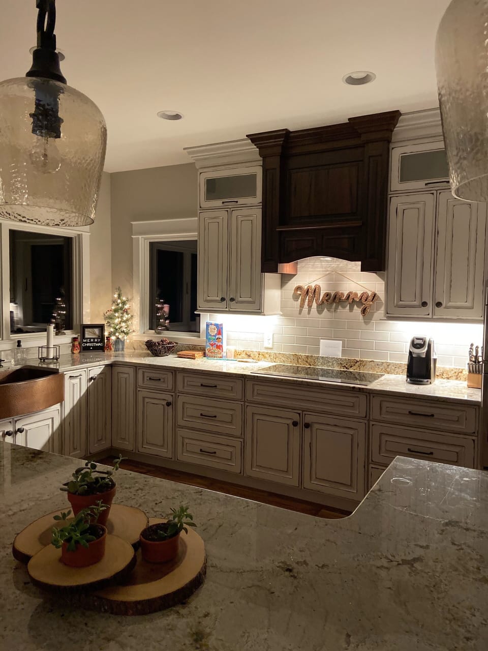 Kitchen at Christmas