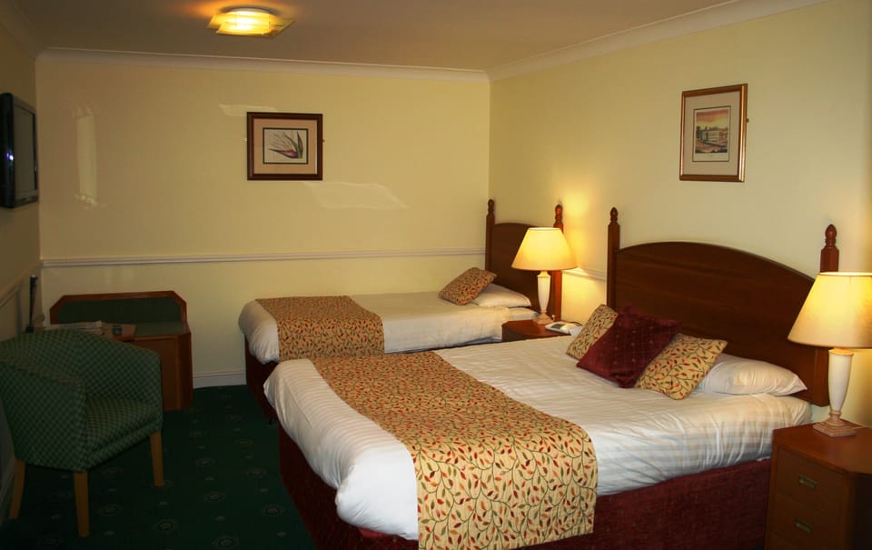 Individually decorated, individually furnished, desk, laptop workspace