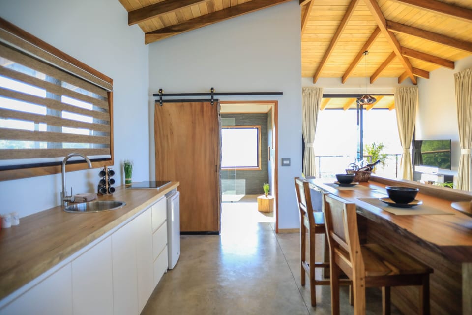 Larimar Panoramic Suite with Private Pool | Private kitchen | Fridge, stovetop, espresso maker, coffee/tea maker