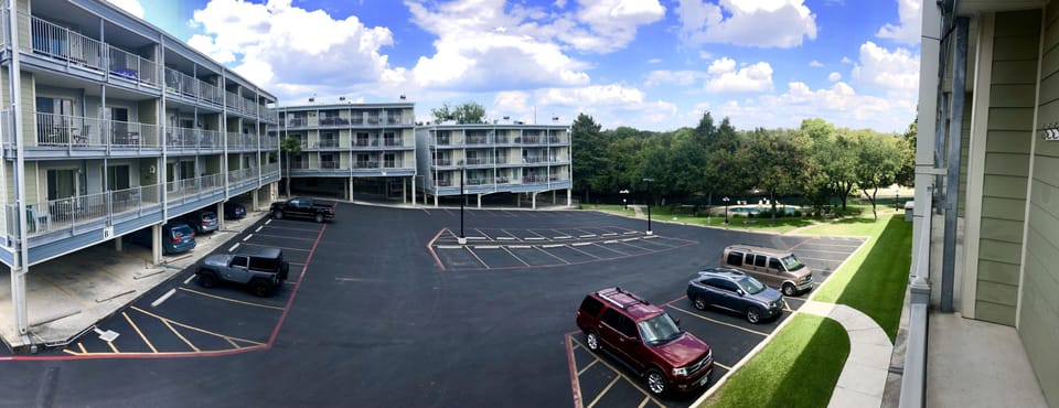View From Balcony of Entire Complex