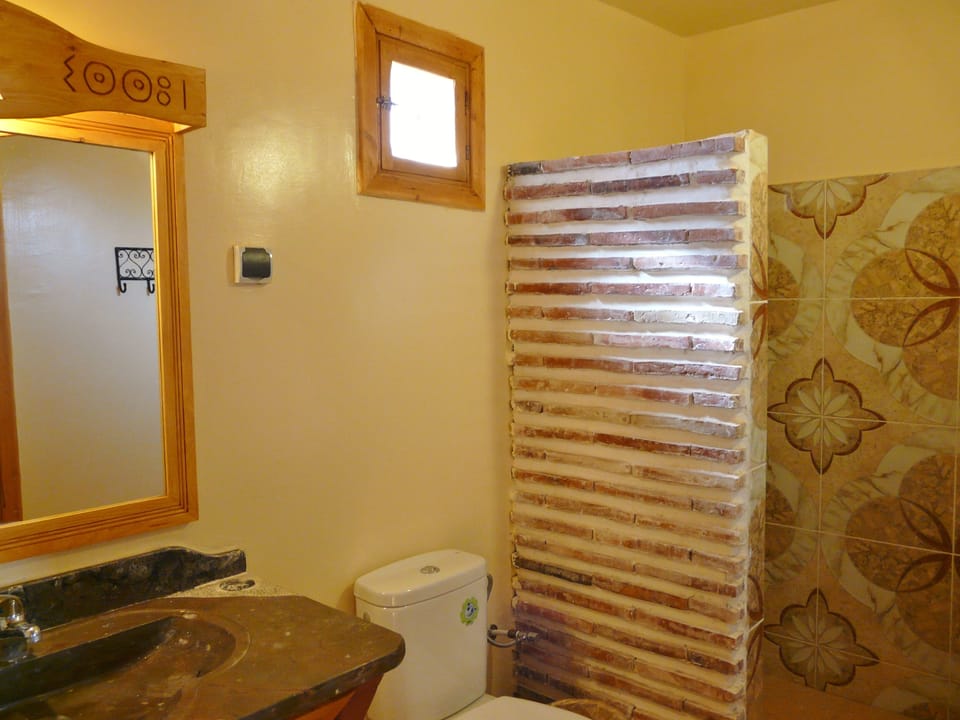 Double or Twin Room | Bathroom | Shower, rainfall showerhead, towels, toilet paper