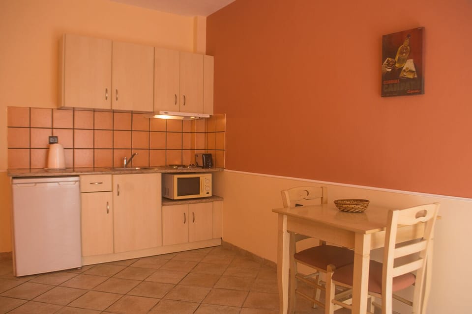 Economy Double Room | Private kitchen | Fridge, microwave, stovetop, electric kettle
