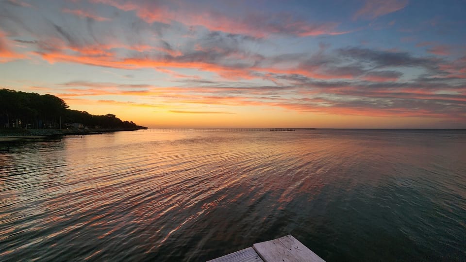 Sunset from the end of the pier (no filter) June 2024