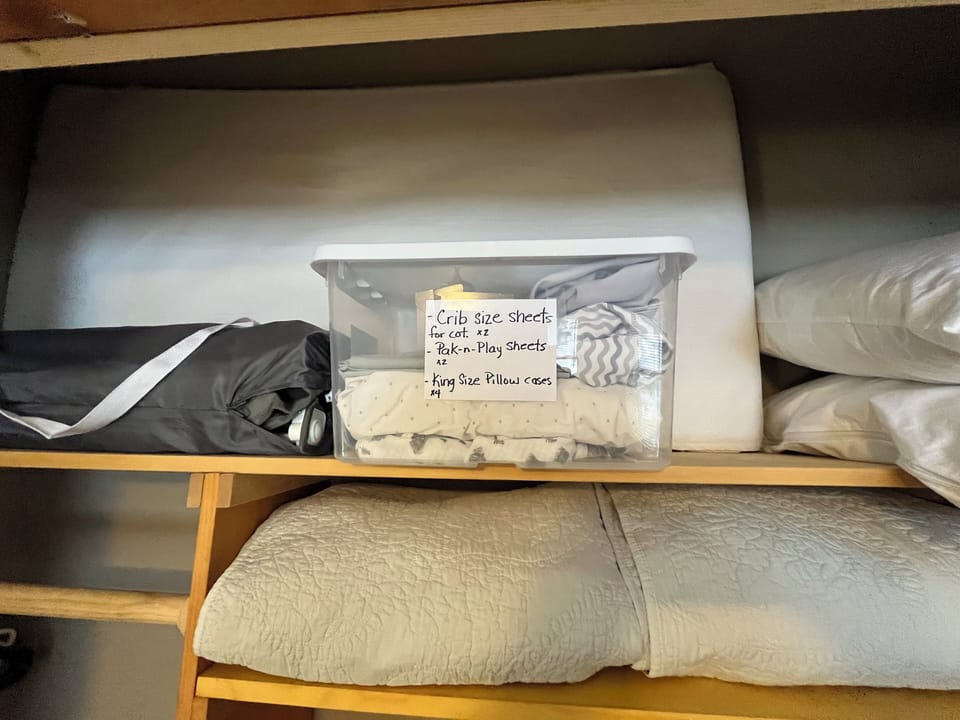 Crib linens are available for your use with the pack-n-play.