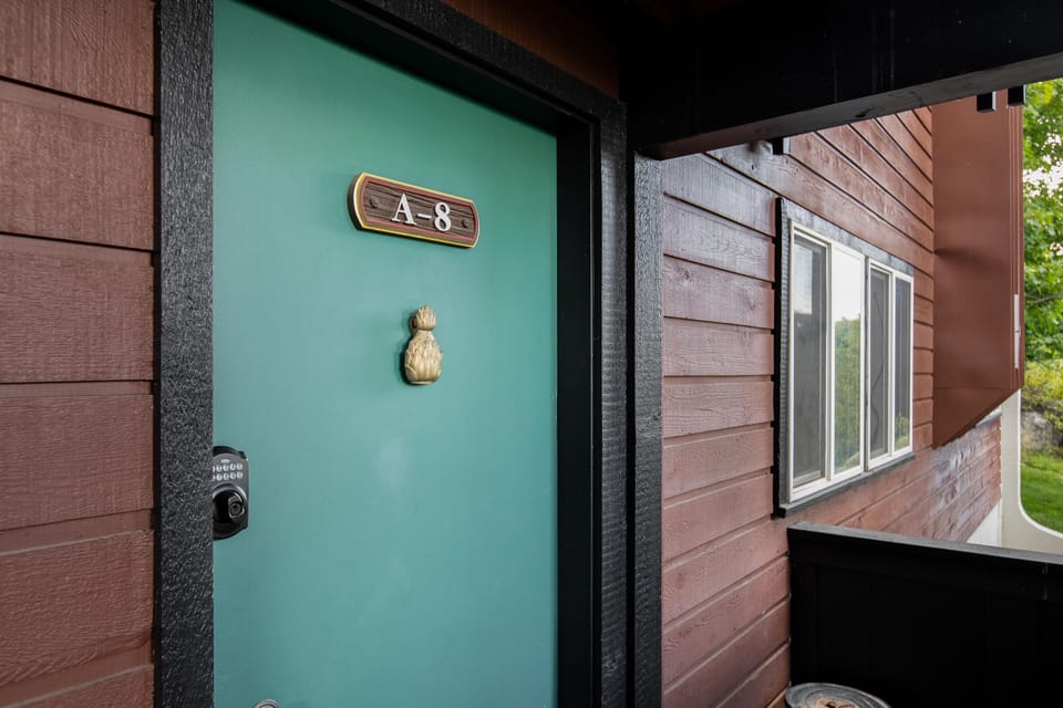 Entrance to unit