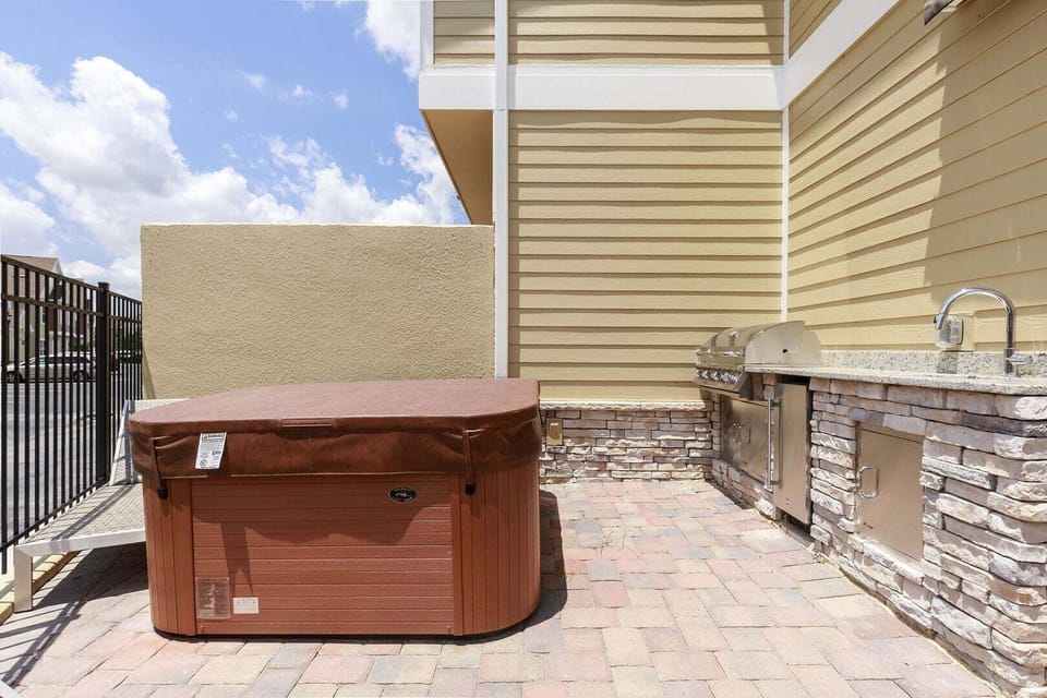 Relax and recharge in the soothing hot tub after a long day of adventure.