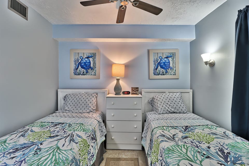 twin beds