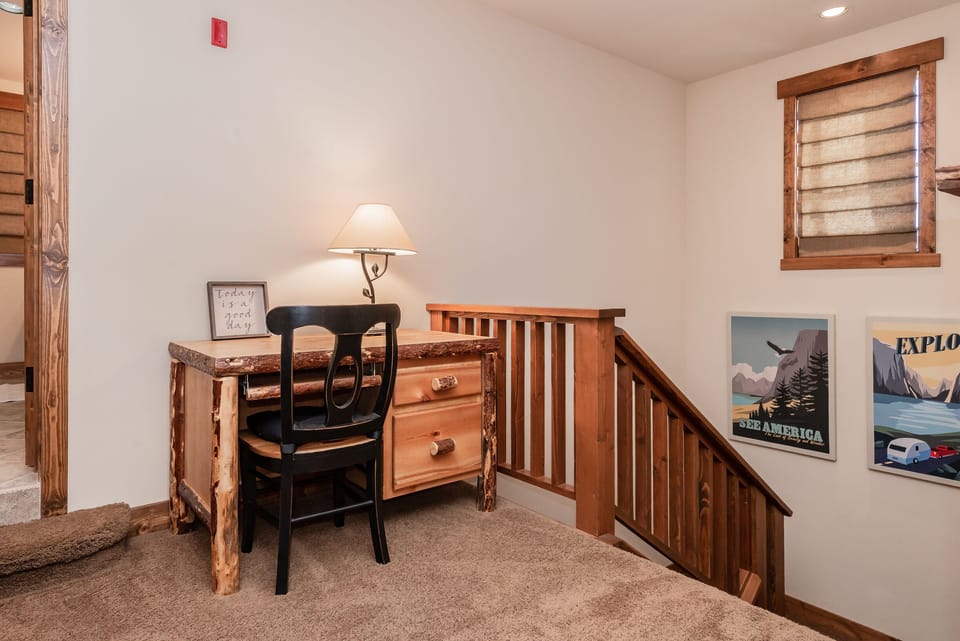 3rd story loft with full bathroom 