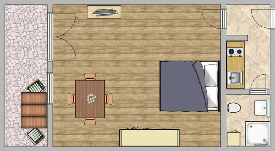 Studio (Berglust) | Floor plan