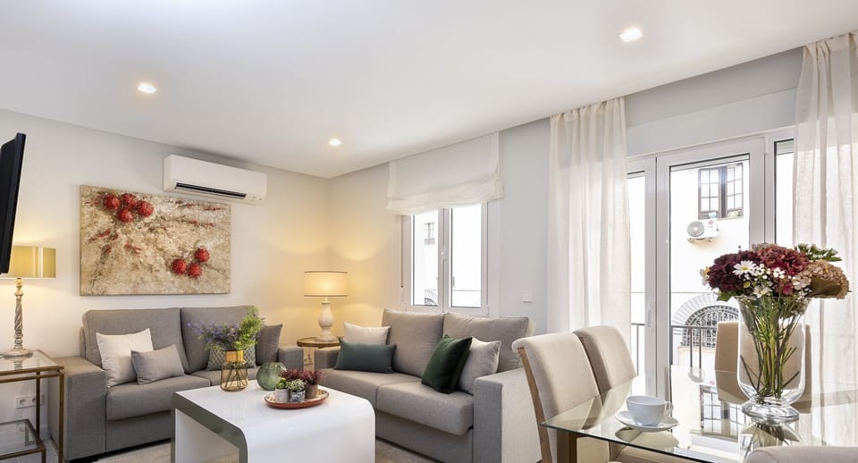 Apartment (2 Bedrooms) | Living area | 32-inch TV with cable channels