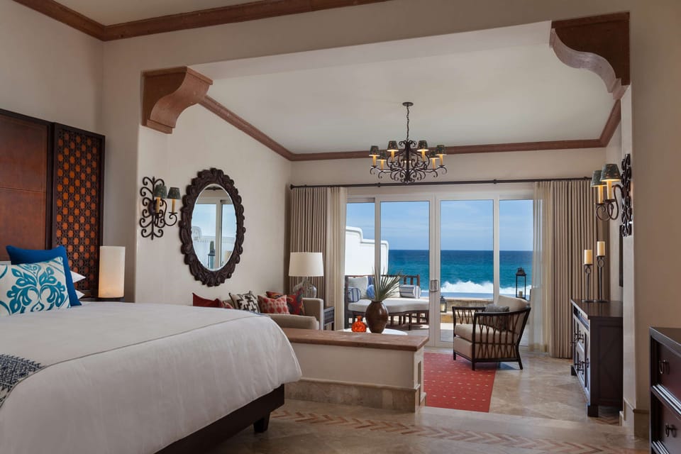 Junior Suite, Oceanfront (Casita, with Infinity Pool) | Egyptian cotton sheets, premium bedding, down comforters, pillowtop beds