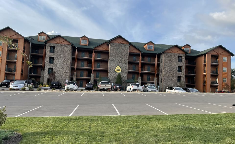 7000 building located at the top of the Smoky Mountain Resort and Spa property